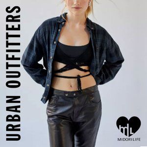 UO Urban Renewal Remade Overdyed Flannel Shirt